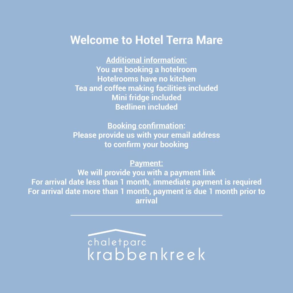 Chaletparc Krabbenkreek Zeeland - Hotel rooms "Terra Mare" photo 1