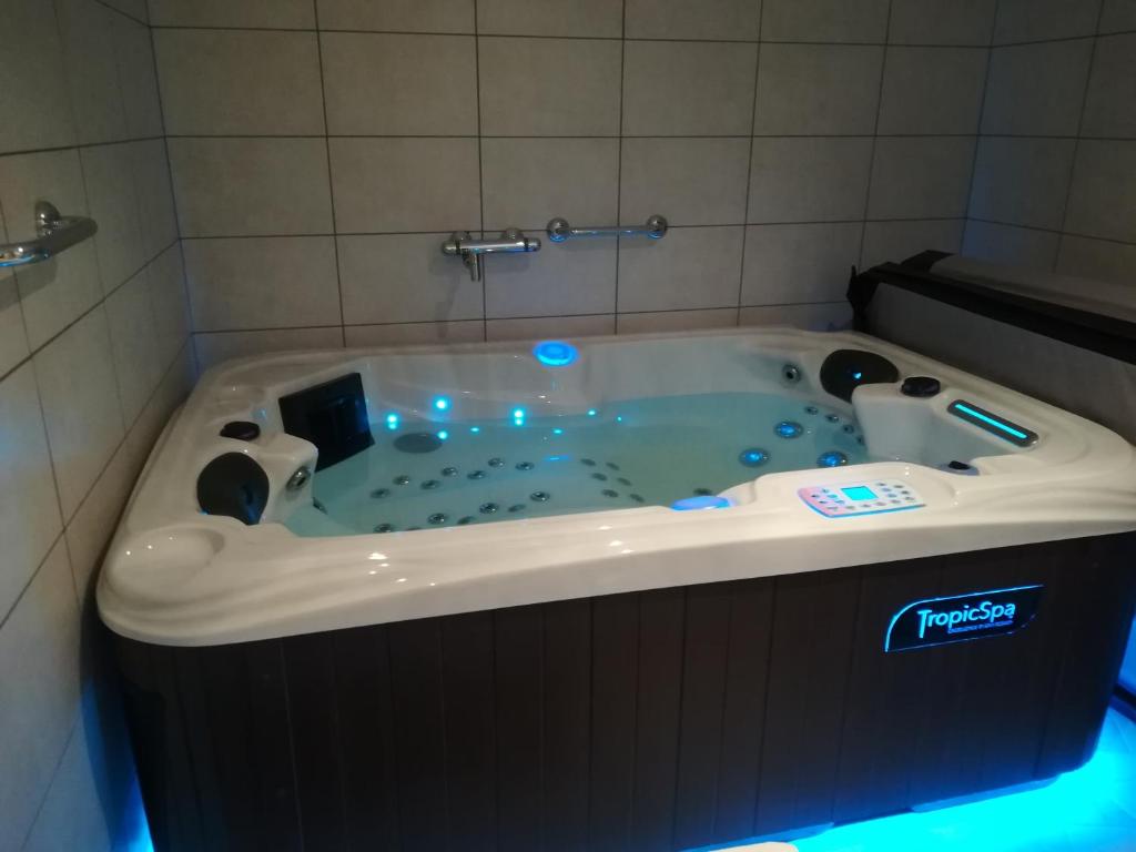 appartement avec Jacuzzi hammam sauna privatisé au rez de chaussée ds maison à Voglans à 2 kilomètres du lac du bourget en Savoie entre Chambéry et Aix les Bains cure thermale photo 2
