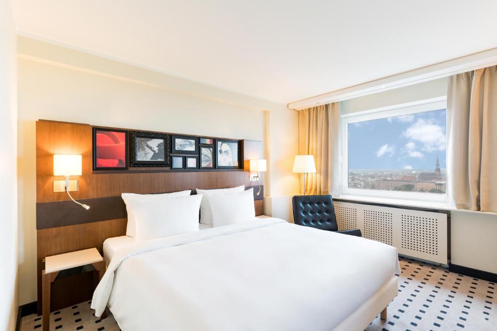 Двухместный (Номер «Премиум» с видом на Старый город), Radisson Blu Latvija Conference & Spa Hotel, Riga