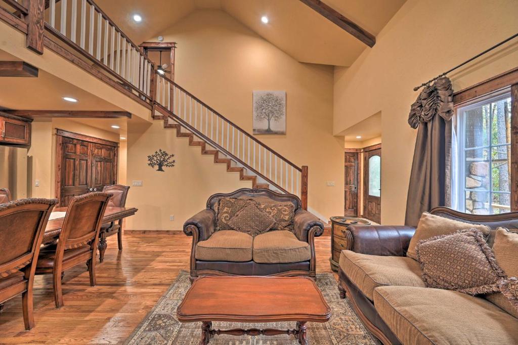 Tudor-Style Cottage with 2 Decks and Hot Tub! photo 4