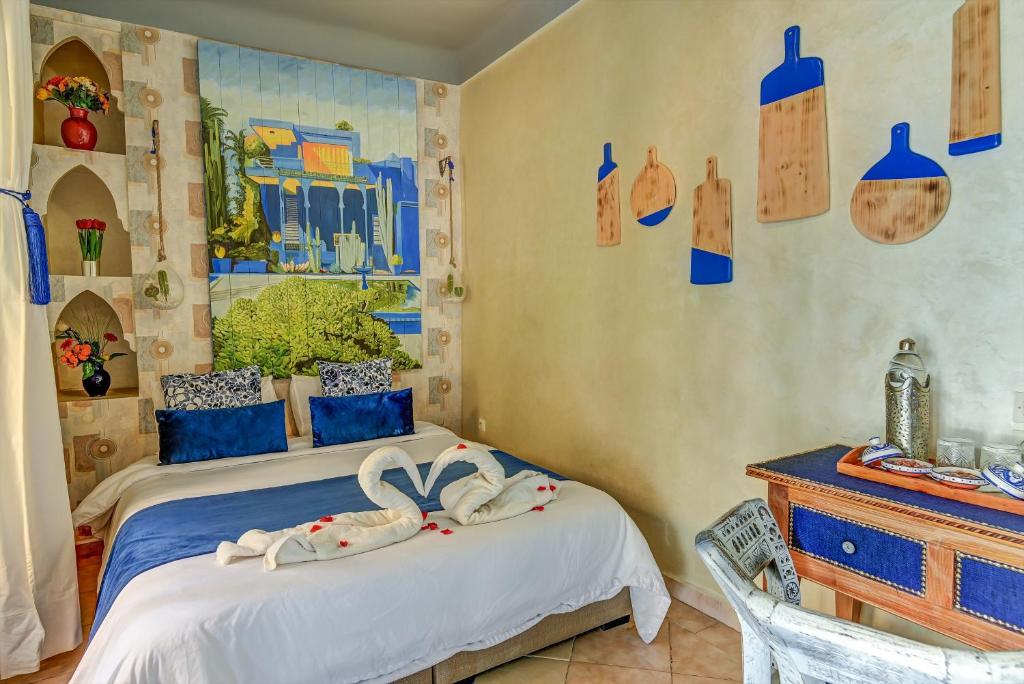 Двухместный (Улучшенный двухместный номер с 1 кроватью), Riad Les Oliviers