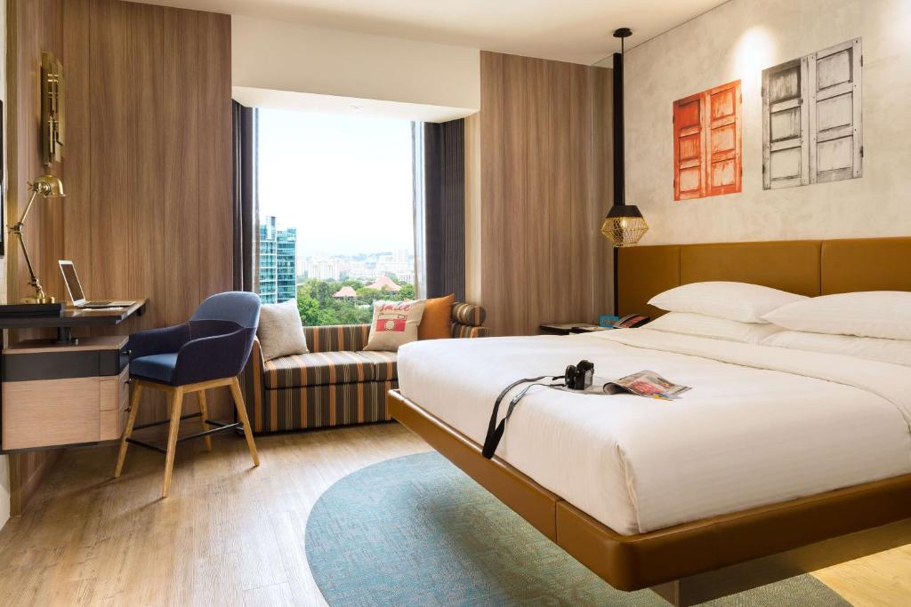 Двухместный (Улучшенный двухместный номер с 1 кроватью), Hotel Jen Tanglin Singapore