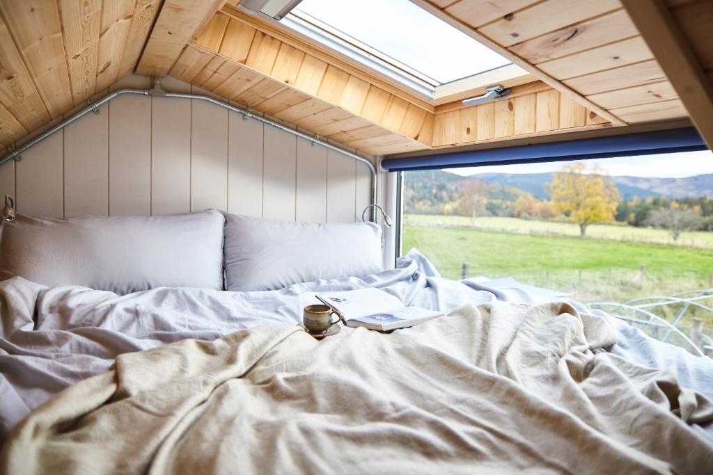 Unique tiny house with wood fired roll top bath in heart of the Cairngorms photo 4