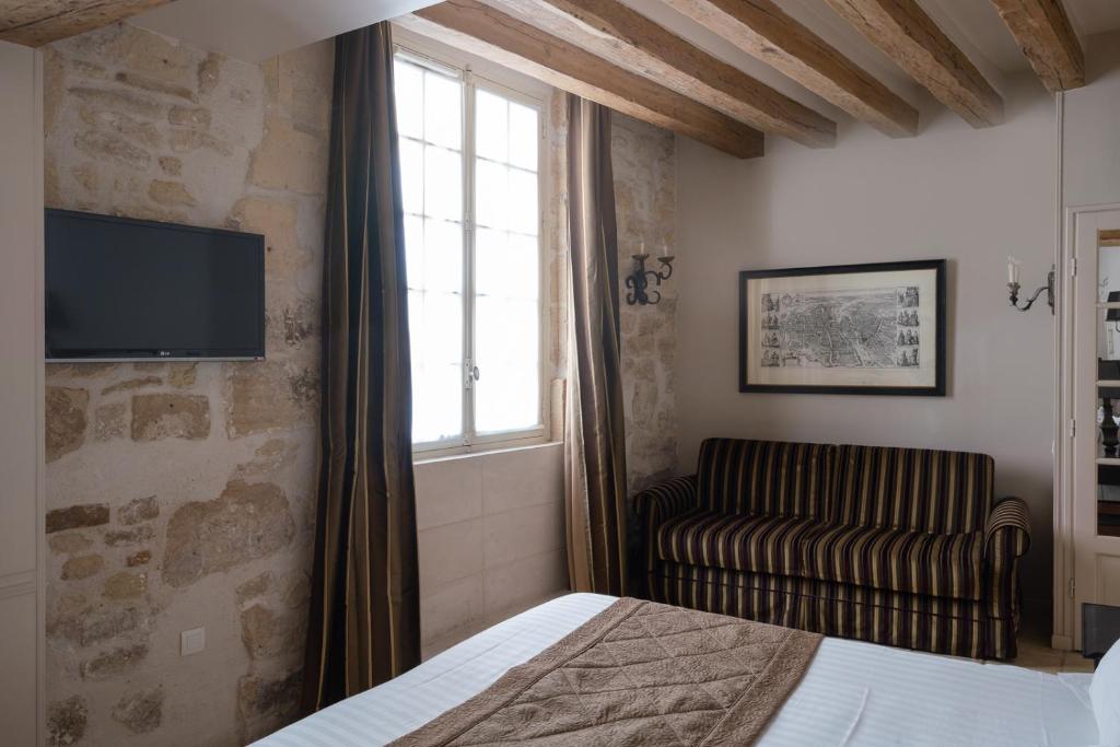 Четырехместный (Четырехместный номер), Hotel Saint-Louis Marais