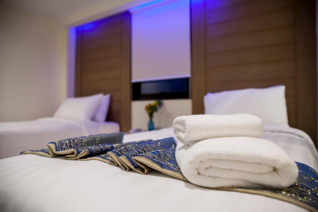 Двухместный (Двухместный номер Делюкс с 2 отдельными кроватями), Eleven Avenue Suites Bangkok
