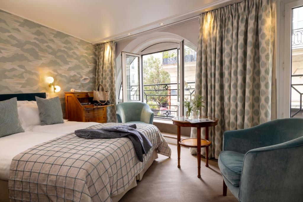 Двухместный (Улучшенный двухместный номер Делюкс с 1 кроватью), Hôtel Le Regent Paris