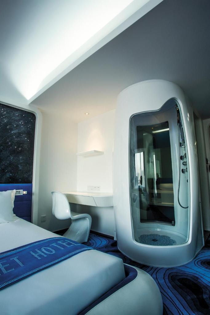 Двухместный (Двухместный номер Делюкс с 2 отдельными кроватями), Guangzhou Planet Hotel