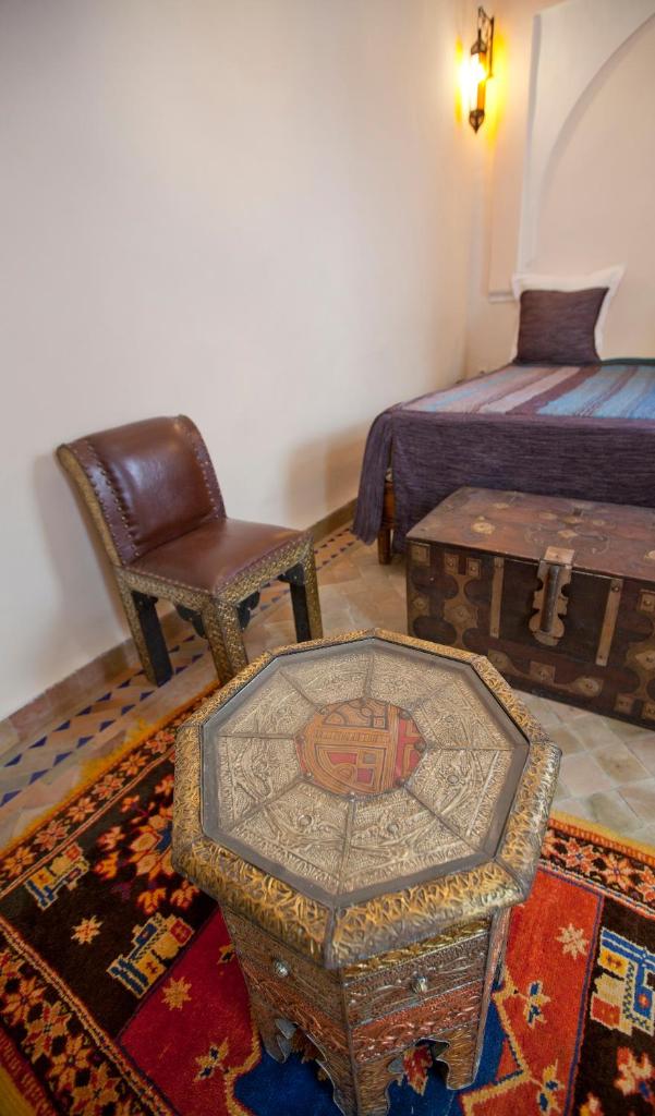 Трехместный (Трехместный номер с основными удобствами), Riad Arbre Bleu