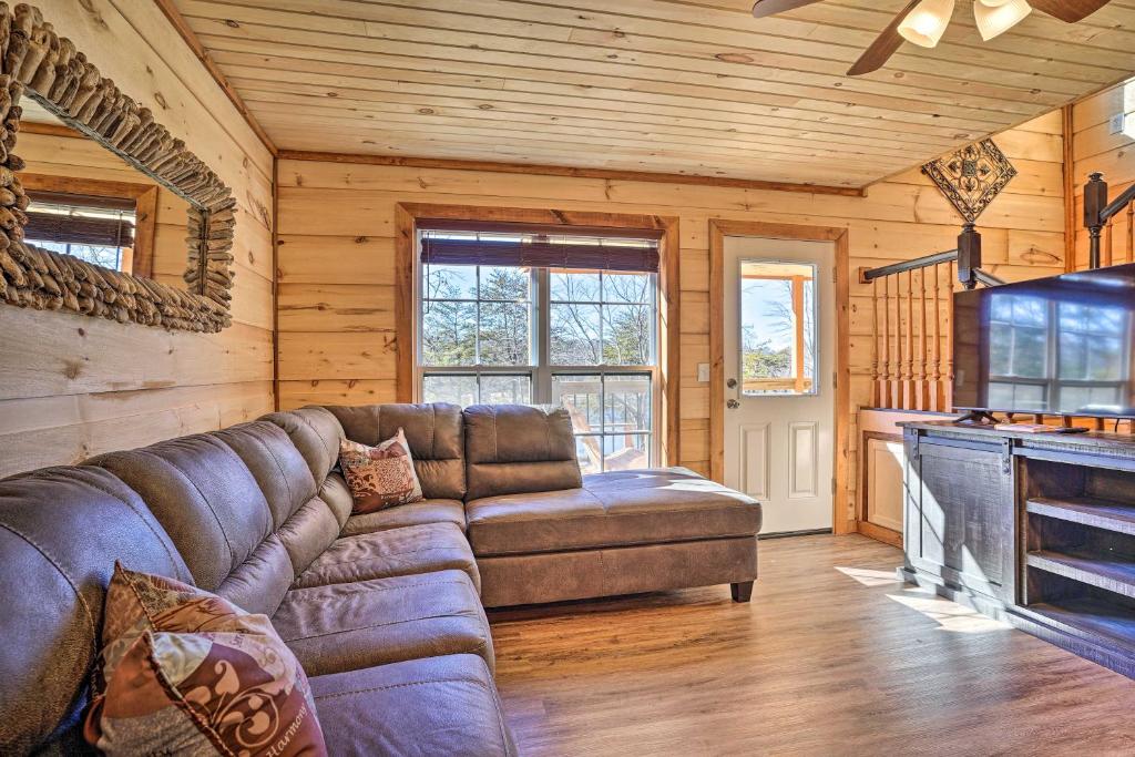 Serene Lakefront Cabin with Deck and Fire Pit! photo 2