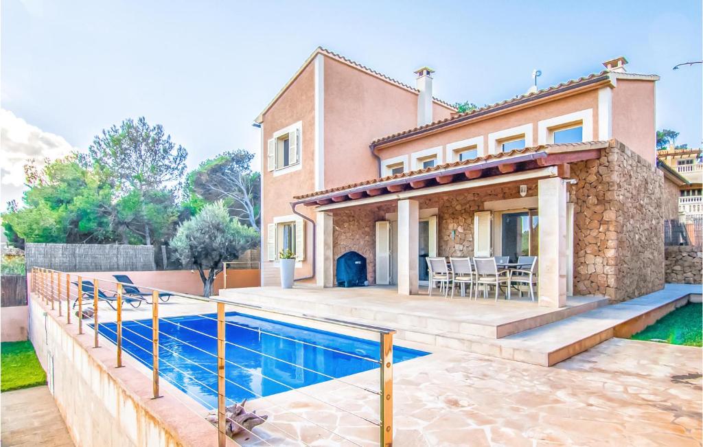 Awesome Home In Mallorca With Wifi, Outdoor Swimming Pool And Swimming Pool