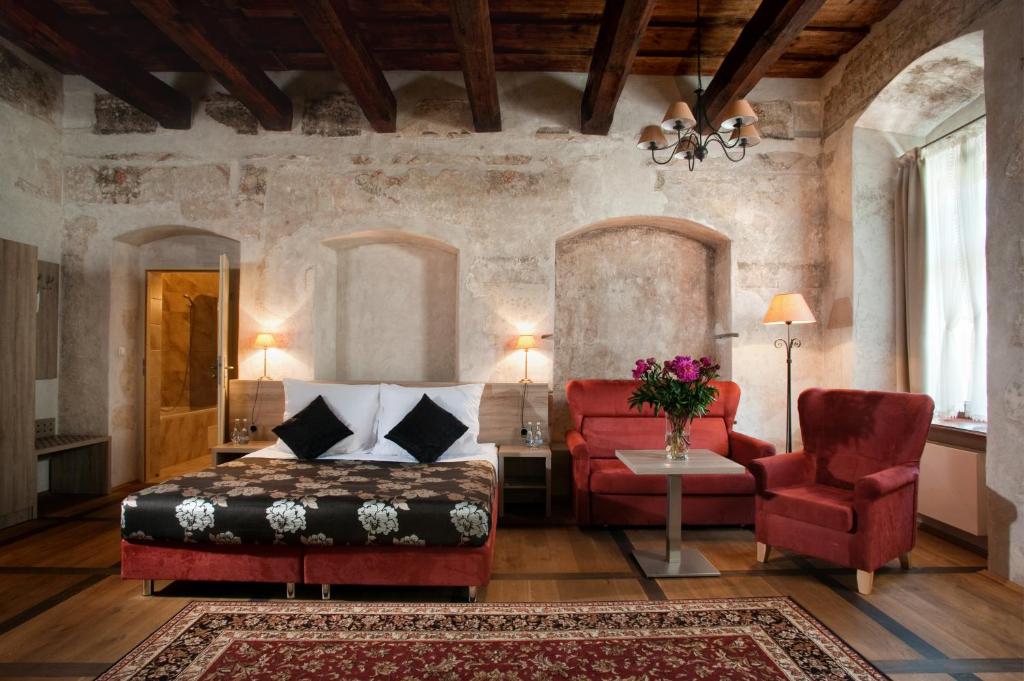 Двухместный (Двухместный номер Делюкс с 1 кроватью), Hotel Santi