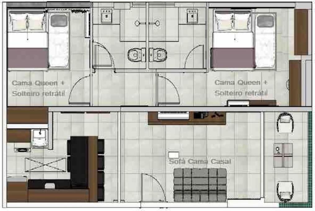 Apto 2 suites com elevador no Frances -Adm Nutelss photo 1