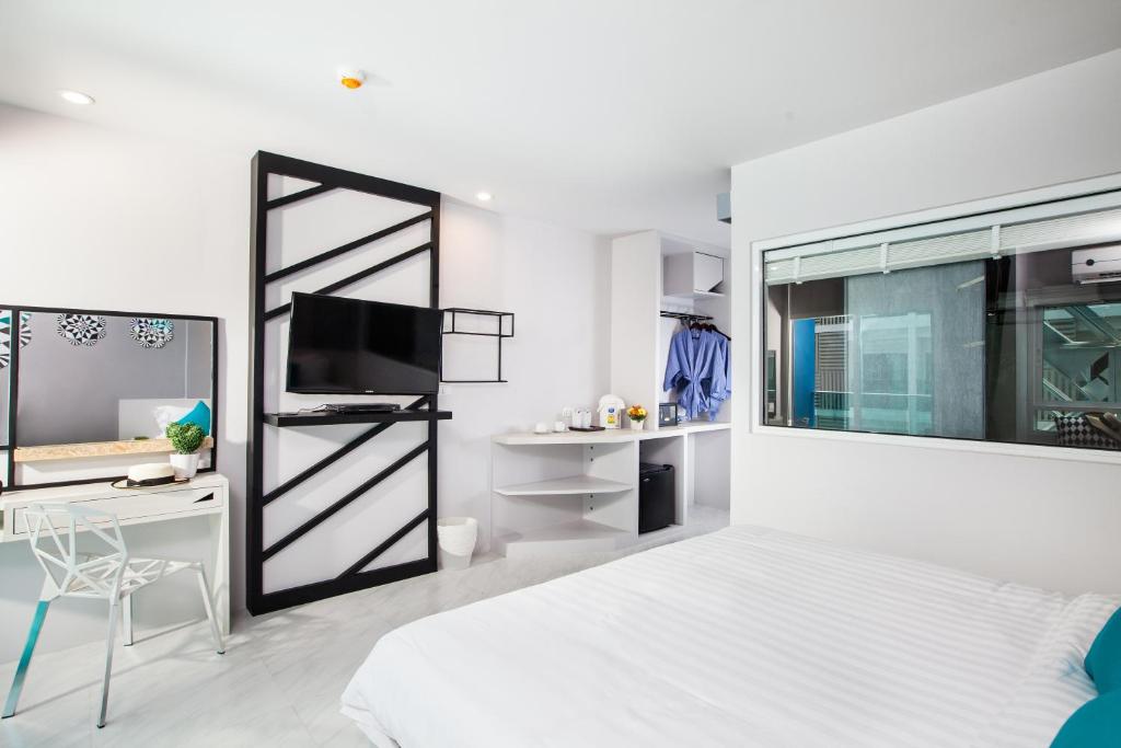 Двухместный (Двухместный номер Делюкс с 1 кроватью), Отель The Crib Patong