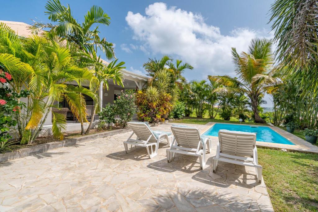 Villa KALINE, 3CH, piscine, jardin tropical photo 3