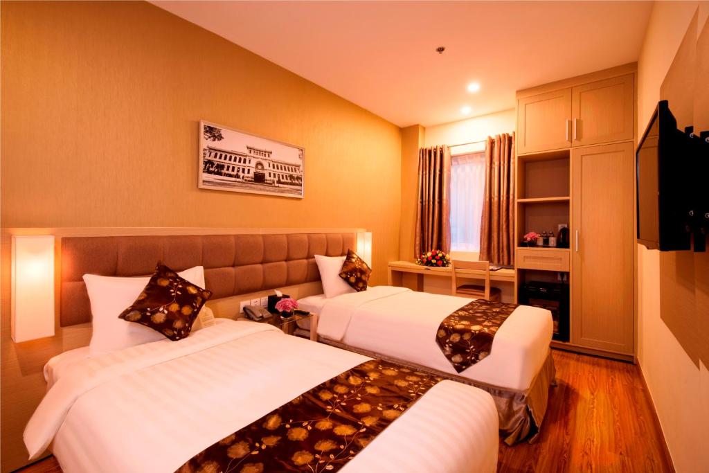 Двухместный (Двухместный номер Делюкс с 2 отдельными кроватями), GK Central Hotel