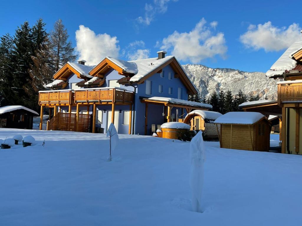 Casa Blu Kärnten - One Holiday in Three Countries - Cold&Hottub, Sauna - Piste photo 3