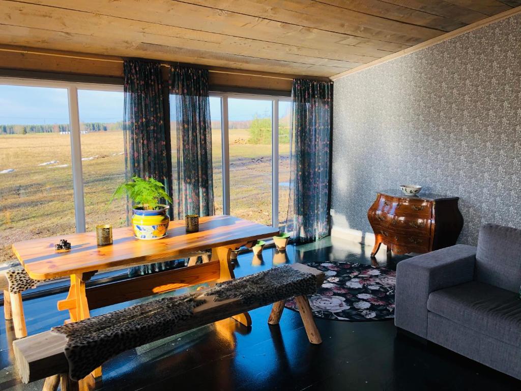 Liljekonvalj Cottage overlooking the river sauna photo 4