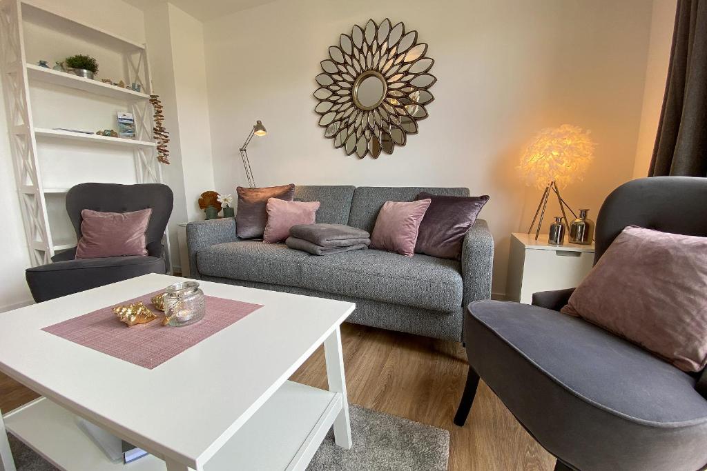 fewo1846 Strandresidenz Wassersleben - Muschelnest - Stilvolles Studioapartment mit Balkon photo 4