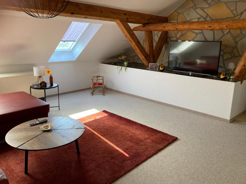 Landhausidyll Apartment Wohn- und Schlafzimmer photo 3
