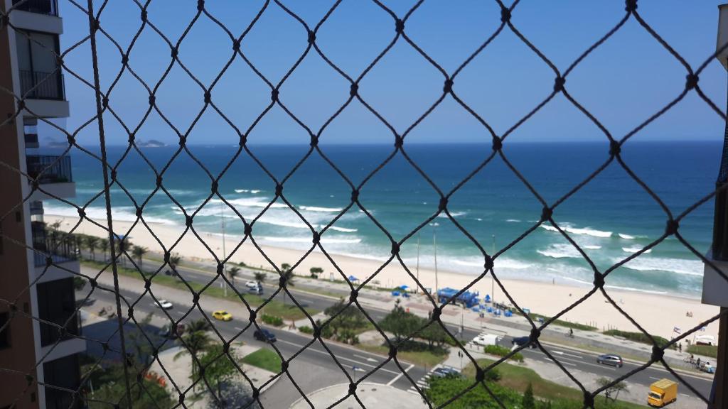 Flat 2 suites com vista para o mar e lagoa.