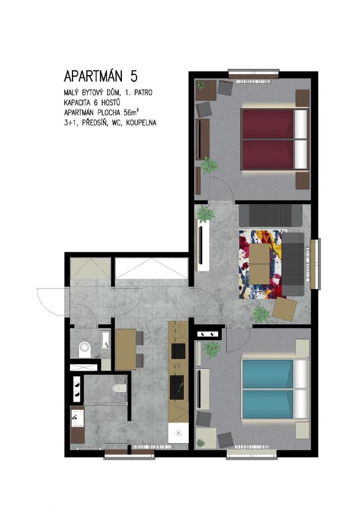 Jeseníky Apartmán číslo 5 photo 3