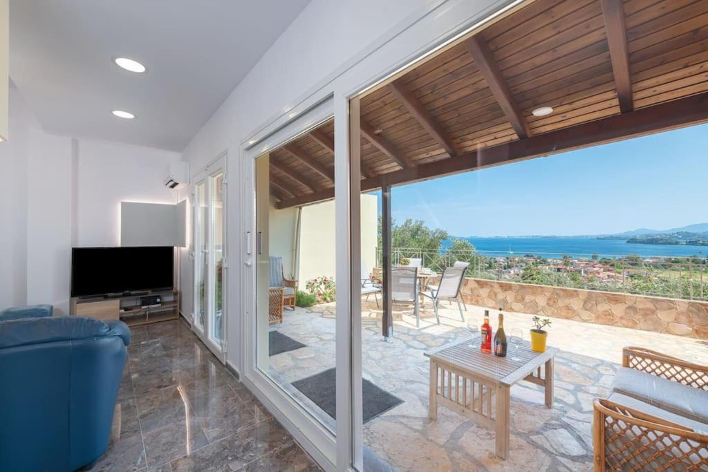Belvedere ,Pyrgi,Corfu ,stunning Ipsos bay view photo 1