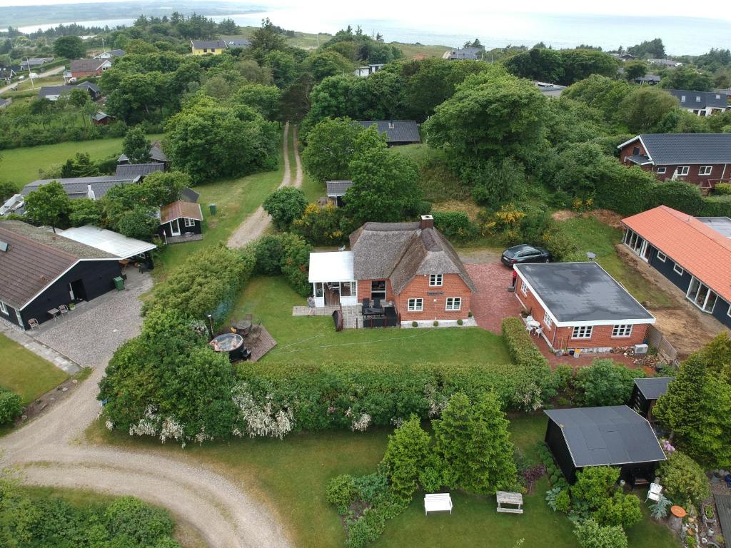 Thatched Holiday Home in Struer, Jutland with a view photo 1