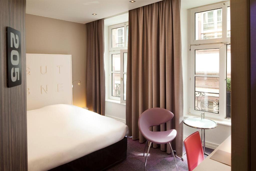 Двухместный (Привилегированный одноместный/двухместный номер), Hôtel Gutenberg
