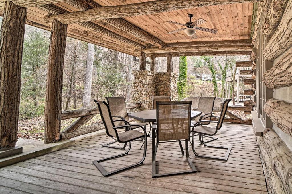 Tranquil Smoky Mountain Cabin with Porch and Fire Pit photo 2
