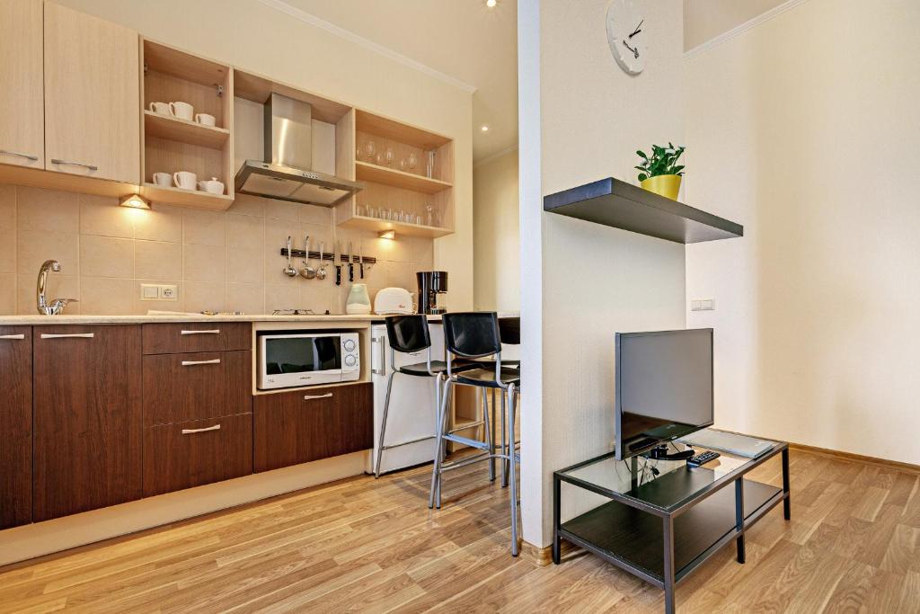 Апартаменты (Апартаменты с 1 спальней с двуспальной кроватью), RigaApartment Sonada for Family travellers