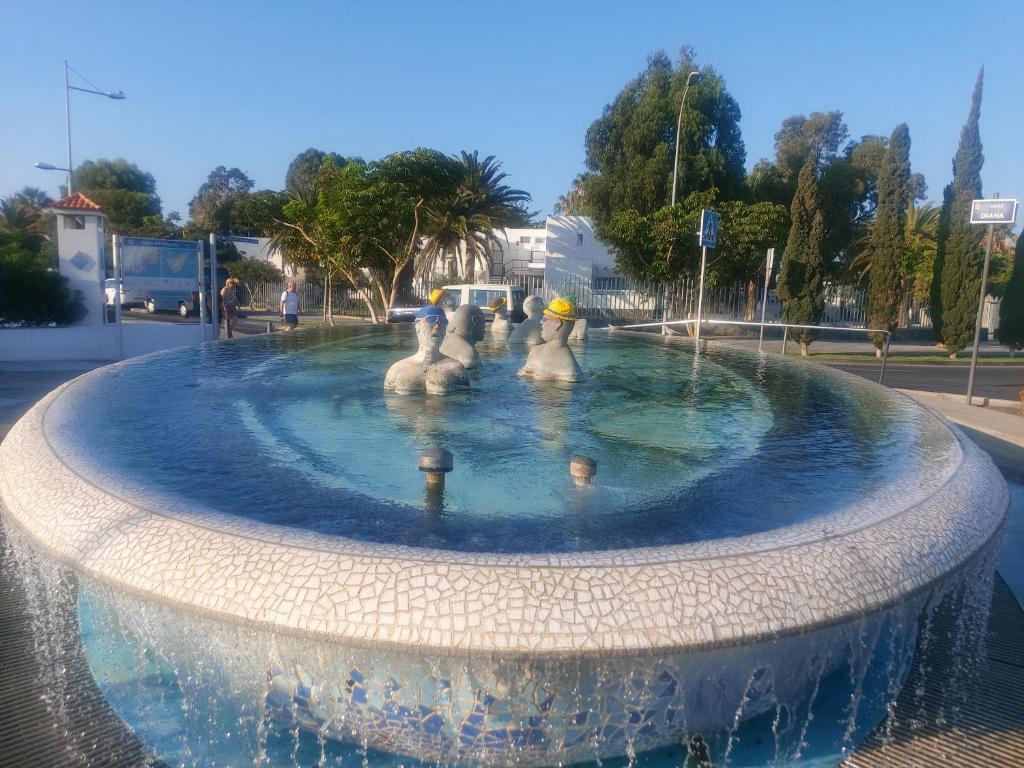 Canarian blue Suite tropical garden view & Pool - Tap to explore photos