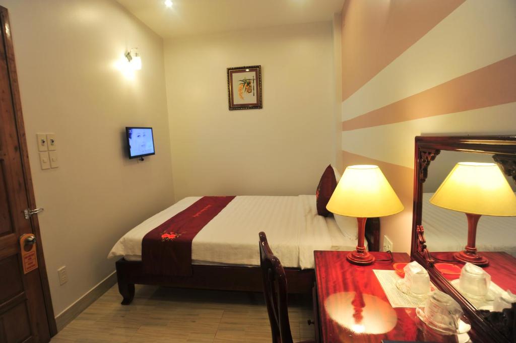 Двухместный (Стандартный двухместный номер с 1 кроватью), Hong Thien Ruby Hotel