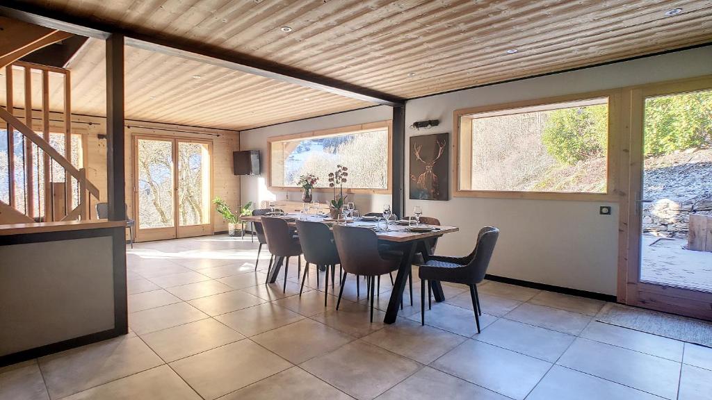 Chalet BAS-THEX 8-10 pers SAINT JEAN D'AULPS- PROCHE MORZINE-WIFI photo 2