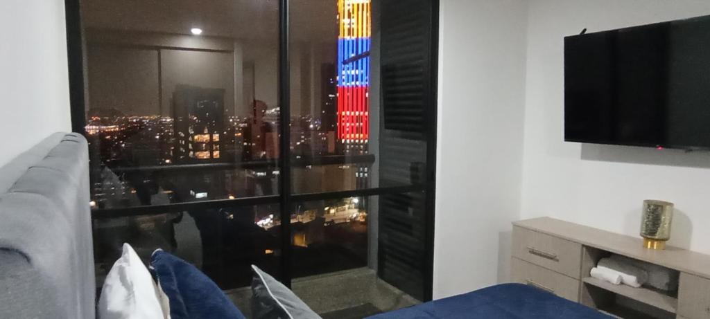 Downtown Bogota 15th Floor City View Colpatria Balcony photo 4