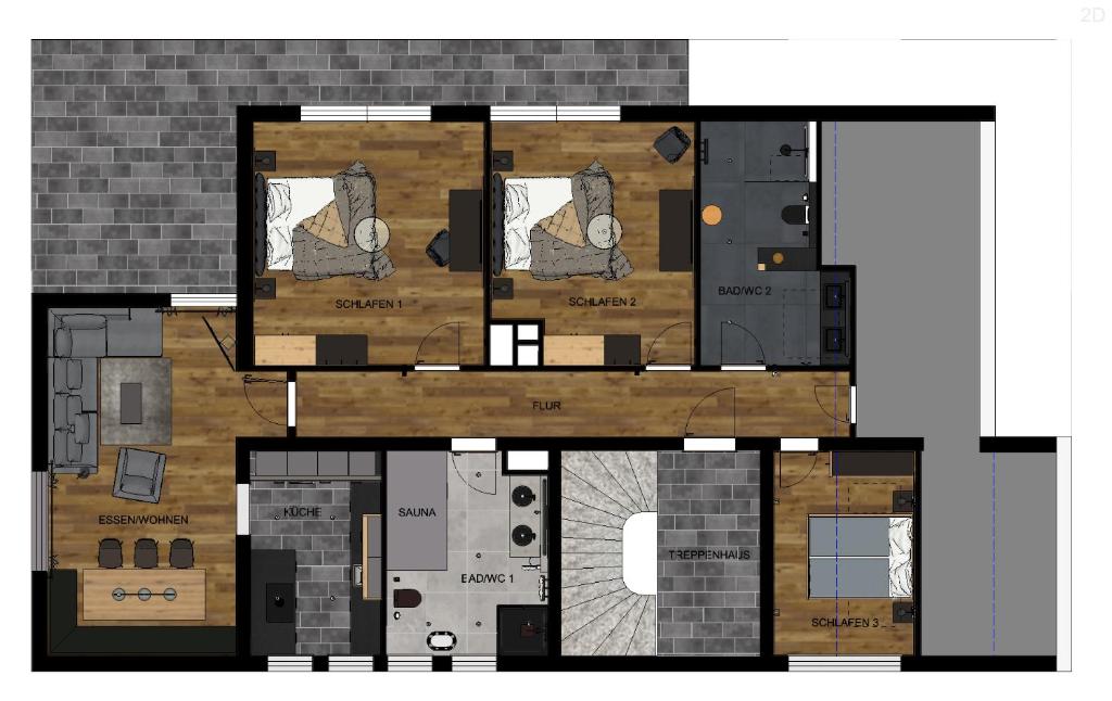 Ferienwohnung Reintal mit Sauna für 2-6 Personen 110 qm photo 2