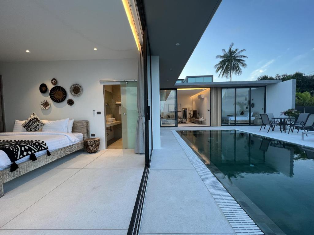 AURA AIR 1, pool & seaview villa, Choengmon 500m photo 4