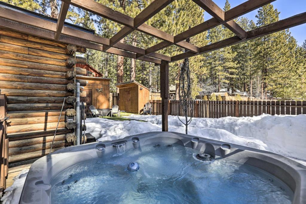 Dog-Friendly Kings Beach Log Cabin with Hot Tub! photo 1