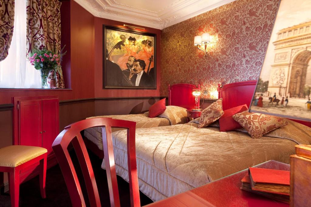 Трехместный (Привилегированный трехместный номер), Hotel Saint Jacques