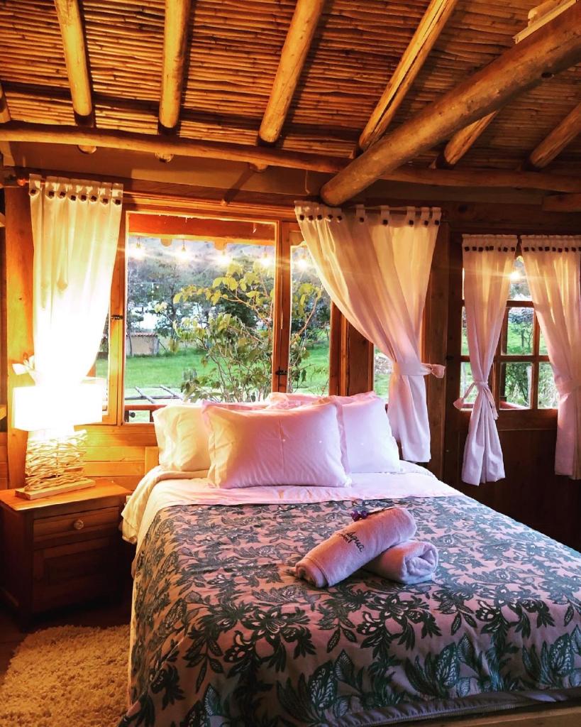Cozy Log Cabin-Ojo de Agua-Villa de Leyva-WIFI photo 1