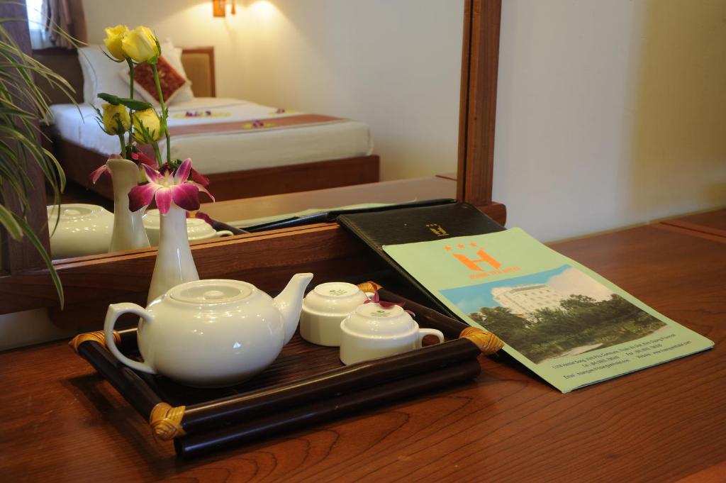 Двухместный (Двухместный номер Делюкс с 1 кроватью), Hoang Yen Hotel