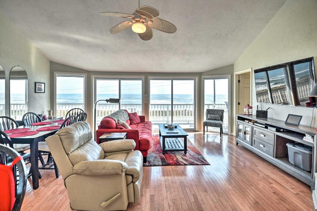 Sunny Home with Decks and Views, Steps to Beach! photo 2