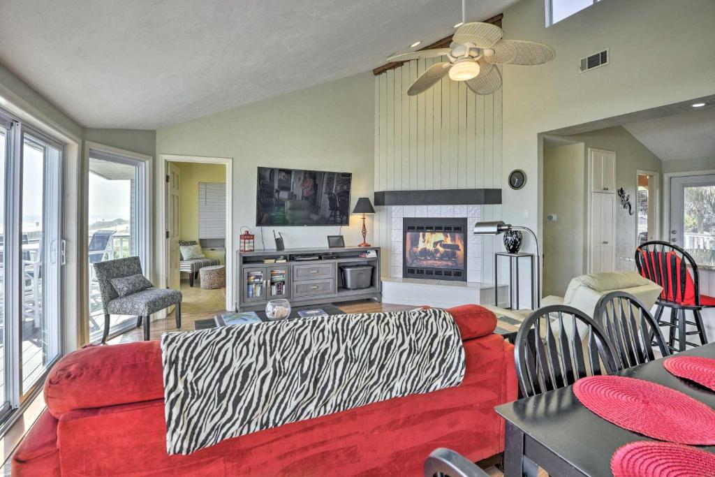 Sunny Home with Decks and Views, Steps to Beach! photo 4