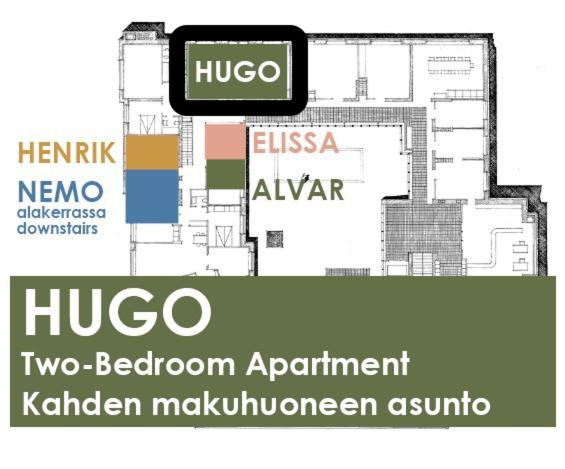 Säynätsalo Town Hall Room Type - Two-Bedroom Apartment