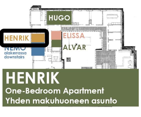 Säynätsalo Town Hall Room Type - One-Bedroom Apartment