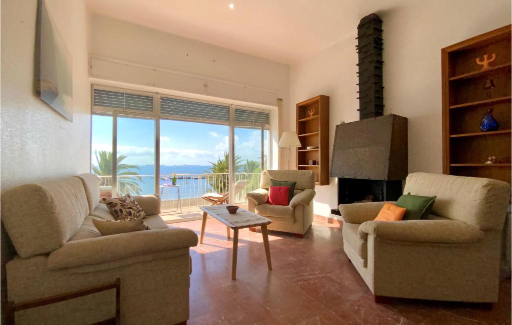 Beautiful Apartment In Santiago De La Ribera With 4 Bedrooms And Wifi photo 2