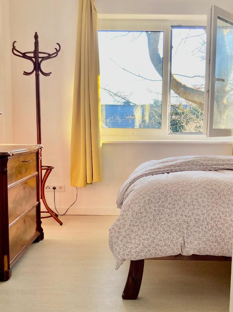 Gemütliche Wohnung mit Sonnenterrasse im blauen Holzhaus photo 4