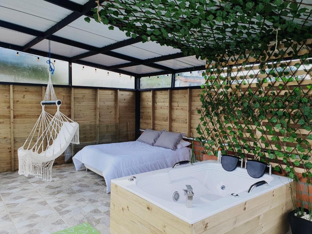 Agradable Vista En El Campo Con Jacuzzi E Internet