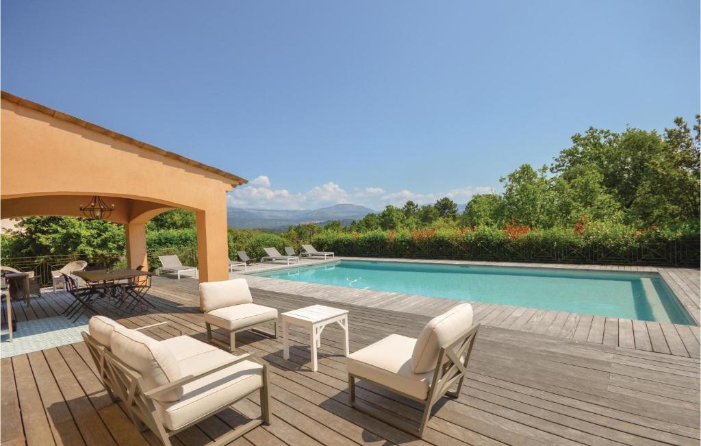 Nice Home In Montauroux With 4 Bedrooms, Wifi And Private Swimming Pool photo 3