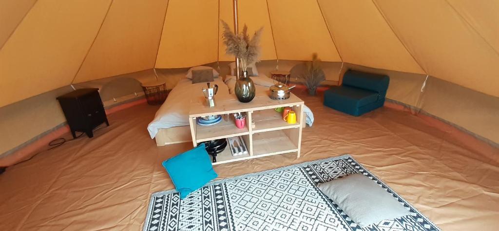 Tente Bell au camping Hautoreille photo 2