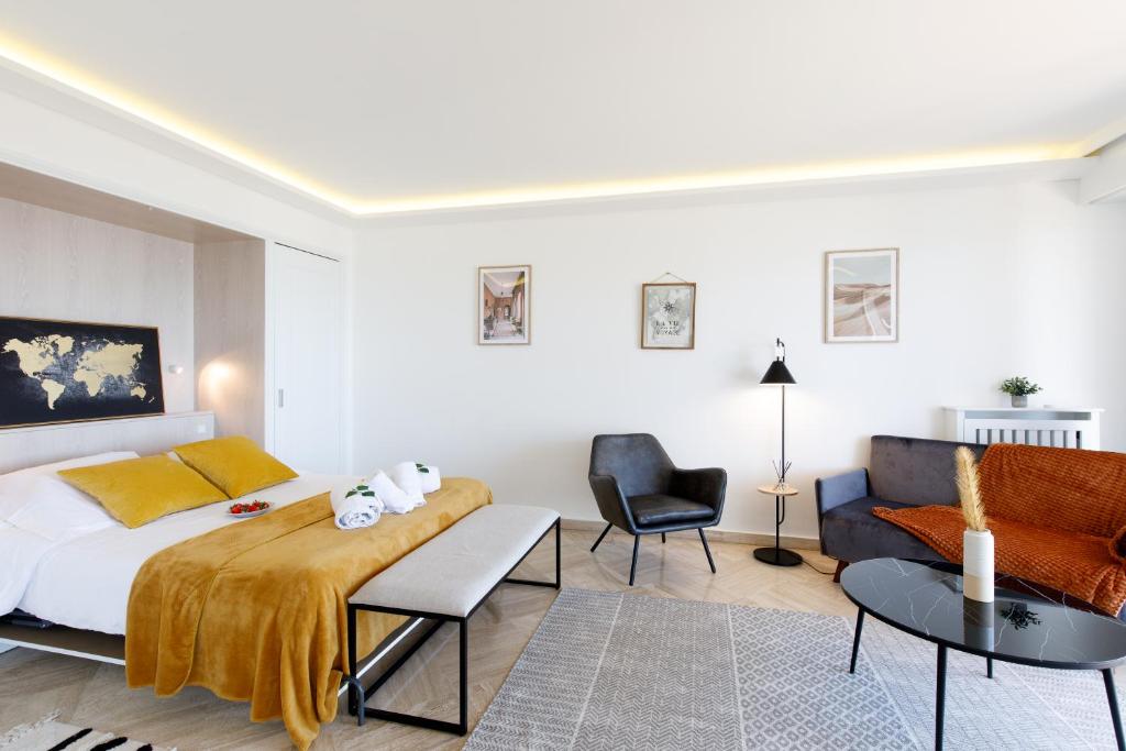 Suite Riviera - Sea View - Clim - 50M Plage - Residence de standing - Spacieux 180 M2 - Parking photo 3